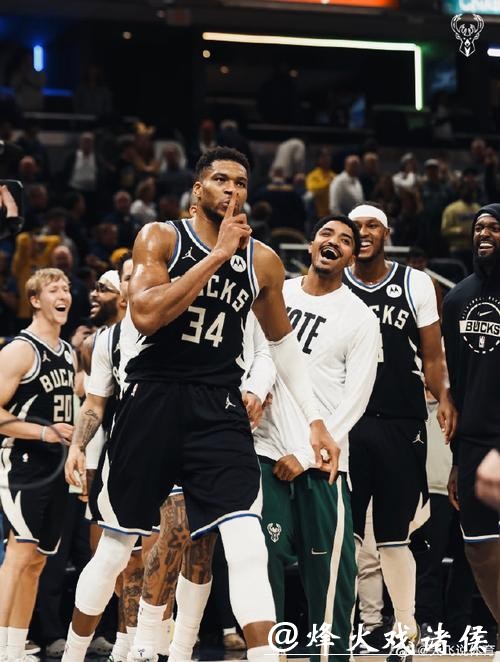 字母哥大三双雄鹿力克步行者 火箭大胜开拓者